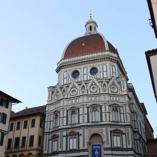 La facciata dell'edificio di Viaggi Italiani a Firenze, con il logo aziendale ben visibile.