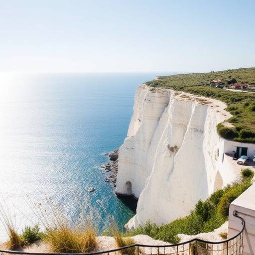 Scala dei Turchi, scogliera bianca con vista sul mare